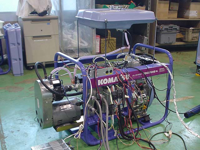 コモンレールディーゼル研究用エンジン